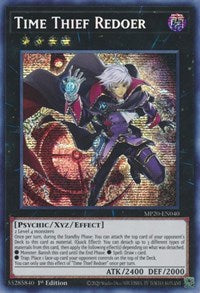 Time Thief Redoer [MP20-EN040] Prismatic Secret Rare | Enigma On Main