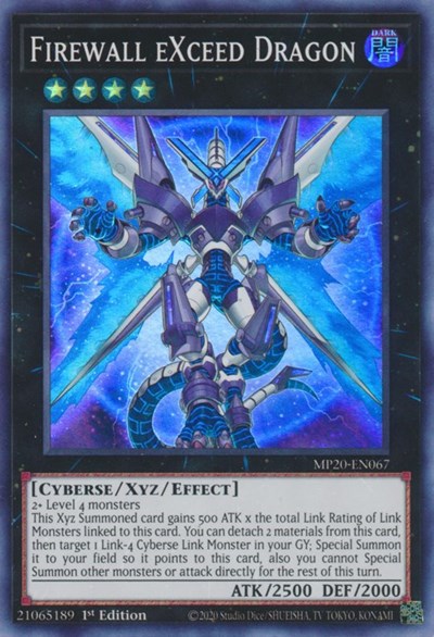 Firewall eXceed Dragon [MP20-EN067] Super Rare | Enigma On Main