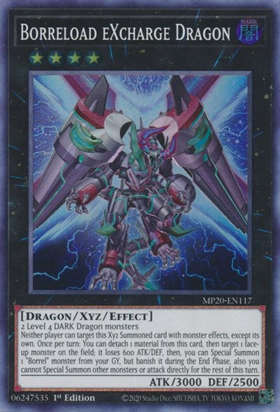 Borreload eXcharge Dragon [MP20-EN117] Super Rare | Enigma On Main