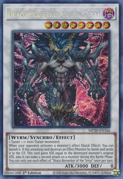 Draco Berserker of the Tenyi [MP20-EN166] Prismatic Secret Rare | Enigma On Main