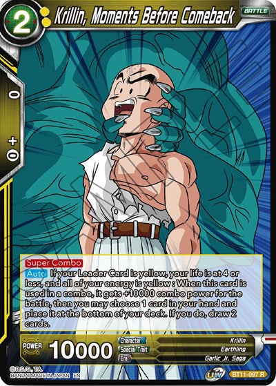 Krillin, Moments Before Comeback [BT11-097] | Enigma On Main