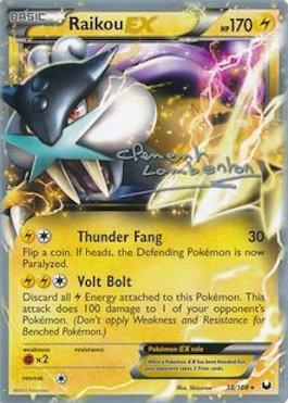 Raikou EX (38/108) (Anguille Sous Roche - Clement Lamberton) [World Championships 2013] | Enigma On Main