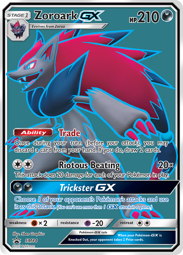 Zoroark GX (SM84) [Sun & Moon: Black Star Promos] | Enigma On Main