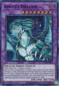 Amulet Dragon (Blue) [DLCS-EN005] Ultra Rare | Enigma On Main