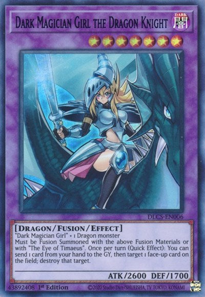 Dark Magician Girl the Dragon Knight (Green) [DLCS-EN006] Ultra Rare | Enigma On Main