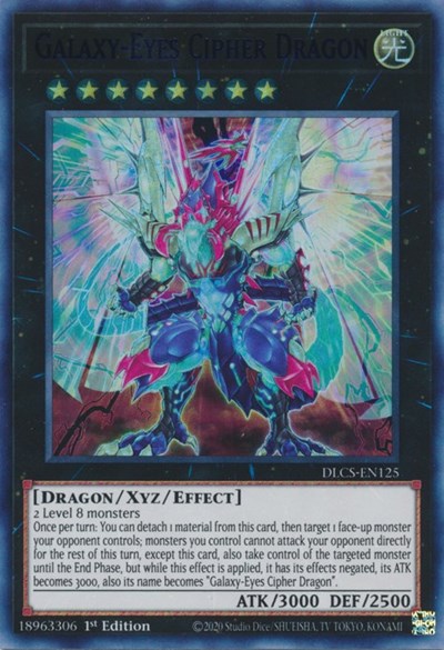 Galaxy-Eyes Cipher Dragon (Blue) [DLCS-EN125] Ultra Rare | Enigma On Main