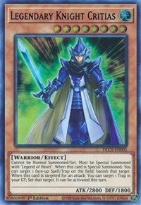 Legendary Knight Critias (Blue) [DLCS-EN002] Ultra Rare | Enigma On Main