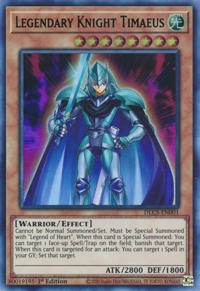 Legendary Knight Timaeus (Green) [DLCS-EN001] Ultra Rare | Enigma On Main