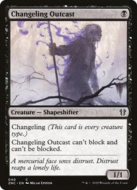 Changeling Outcast [Zendikar Rising Commander] | Enigma On Main