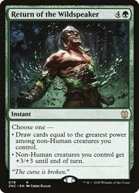 Return of the Wildspeaker [Zendikar Rising Commander] | Enigma On Main