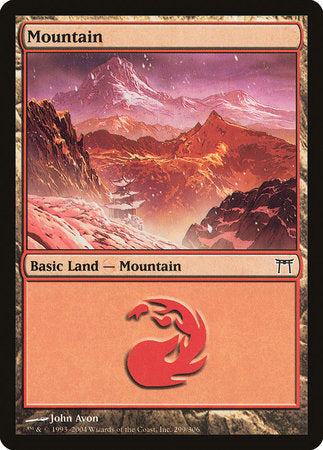 Mountain (299) [Champions of Kamigawa] | Enigma On Main