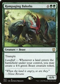 Rampaging Baloths [Zendikar Rising Commander] | Enigma On Main