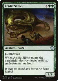 Acidic Slime [Zendikar Rising Commander] | Enigma On Main