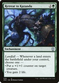 Retreat to Kazandu [Zendikar Rising Commander] | Enigma On Main