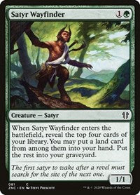 Satyr Wayfinder [Zendikar Rising Commander] | Enigma On Main