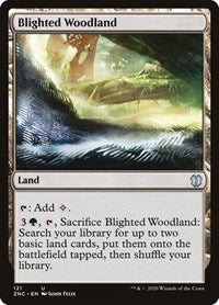 Blighted Woodland [Zendikar Rising Commander] | Enigma On Main