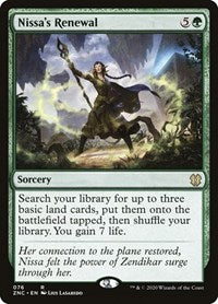 Nissa's Renewal [Zendikar Rising Commander] | Enigma On Main