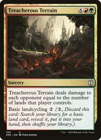 Treacherous Terrain [Zendikar Rising Commander] | Enigma On Main