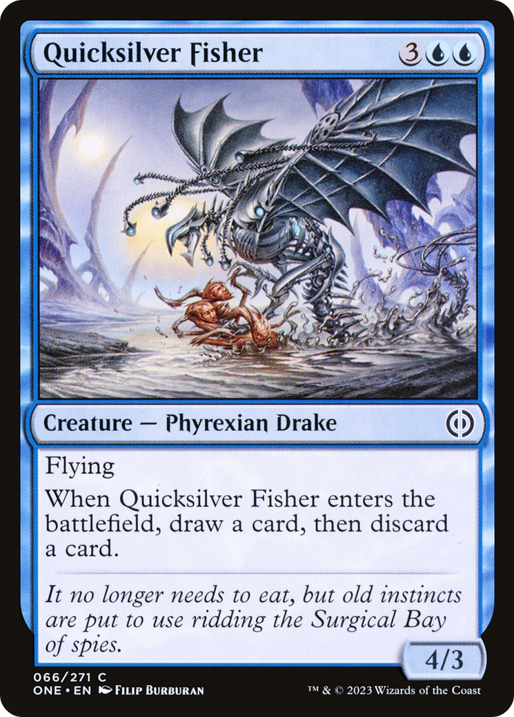 Quicksilver Fisher [Phyrexia: All Will Be One] | Enigma On Main