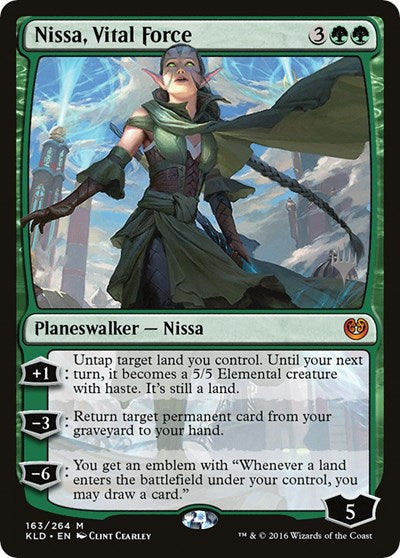 Nissa, Vital Force [Promo Pack: Zendikar Rising] | Enigma On Main