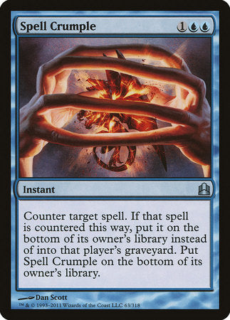 Spell Crumple [Commander 2011] | Enigma On Main