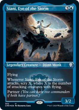 Siani, Eye of the Storm (Foil Etched) [Commander Legends] | Enigma On Main