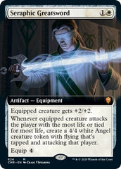 Seraphic Greatsword (Extended Art) [Commander Legends] | Enigma On Main