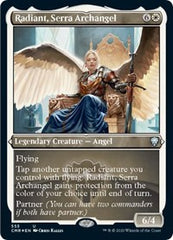 Radiant, Serra Archangel (Foil Etched) [Commander Legends] | Enigma On Main