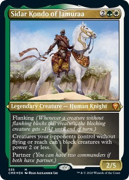 Sidar Kondo of Jamuraa (Foil Etched) [Commander Legends] | Enigma On Main