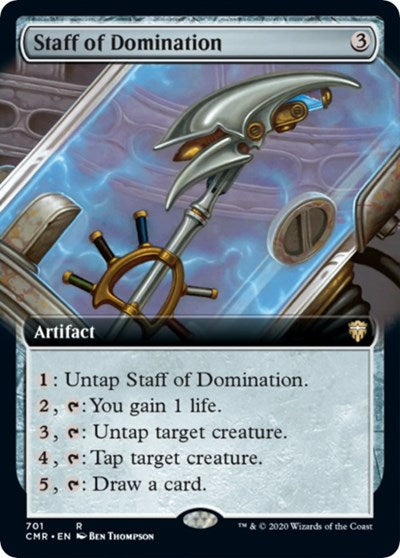 Staff of Domination (Extended Art) [Commander Legends] | Enigma On Main