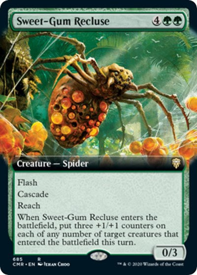 Sweet-Gum Recluse (Extended Art) [Commander Legends] | Enigma On Main