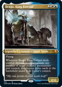 Brago, King Eternal (Foil Etched) [Commander Legends] | Enigma On Main