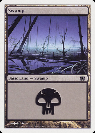 Swamp (340) [Eighth Edition] | Enigma On Main