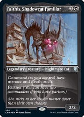 Falthis, Shadowcat Familiar (Foil Etched) [Commander Legends] | Enigma On Main