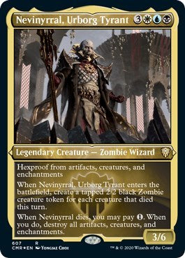 Nevinyrral, Urborg Tyrant (Foil Etched) [Commander Legends] | Enigma On Main