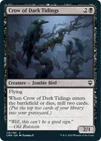 Crow of Dark Tidings [Commander Legends] | Enigma On Main