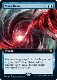 Mana Drain (Extended Art) [Commander Legends] | Enigma On Main