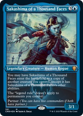 Sakashima of a Thousand Faces (Foil Etched) [Commander Legends] | Enigma On Main