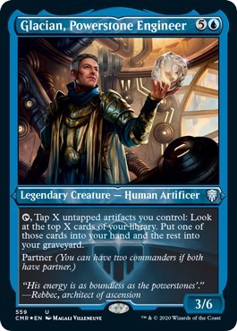 Glacian, Powerstone Engineer (Foil Etched) [Commander Legends] | Enigma On Main