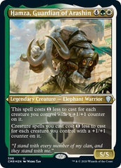 Hamza, Guardian of Arashin (Foil Etched) [Commander Legends] | Enigma On Main