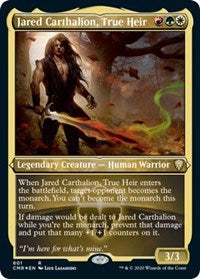 Jared Carthalion, True Heir (Foil Etched) [Commander Legends] | Enigma On Main