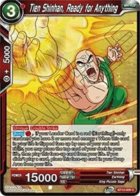 Tien Shinhan, Ready for Anything [BT12-009] | Enigma On Main