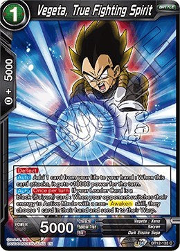 Vegeta, True Fighting Spirit [BT12-133] | Enigma On Main