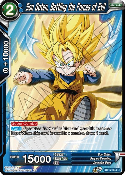 Son Goten, Battling the Forces of Evil [BT12-034] | Enigma On Main