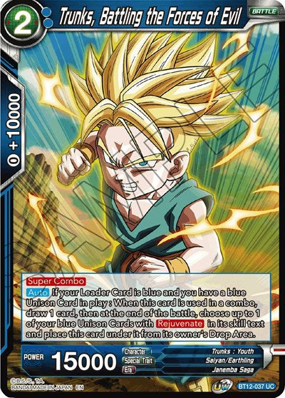 Trunks, Battling the Forces of Evil [BT12-037] | Enigma On Main