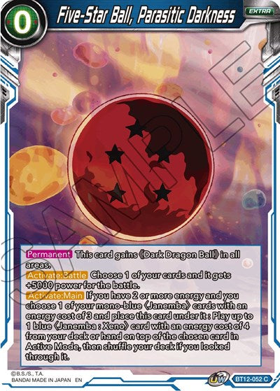 Five-Star Ball, Parasitic Darkness [BT12-052] | Enigma On Main