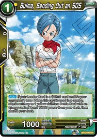 Bulma, Sending Out an SOS [BT12-097] | Enigma On Main