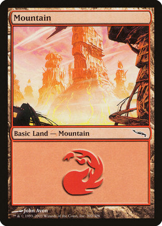 Mountain (302) [Mirrodin] | Enigma On Main