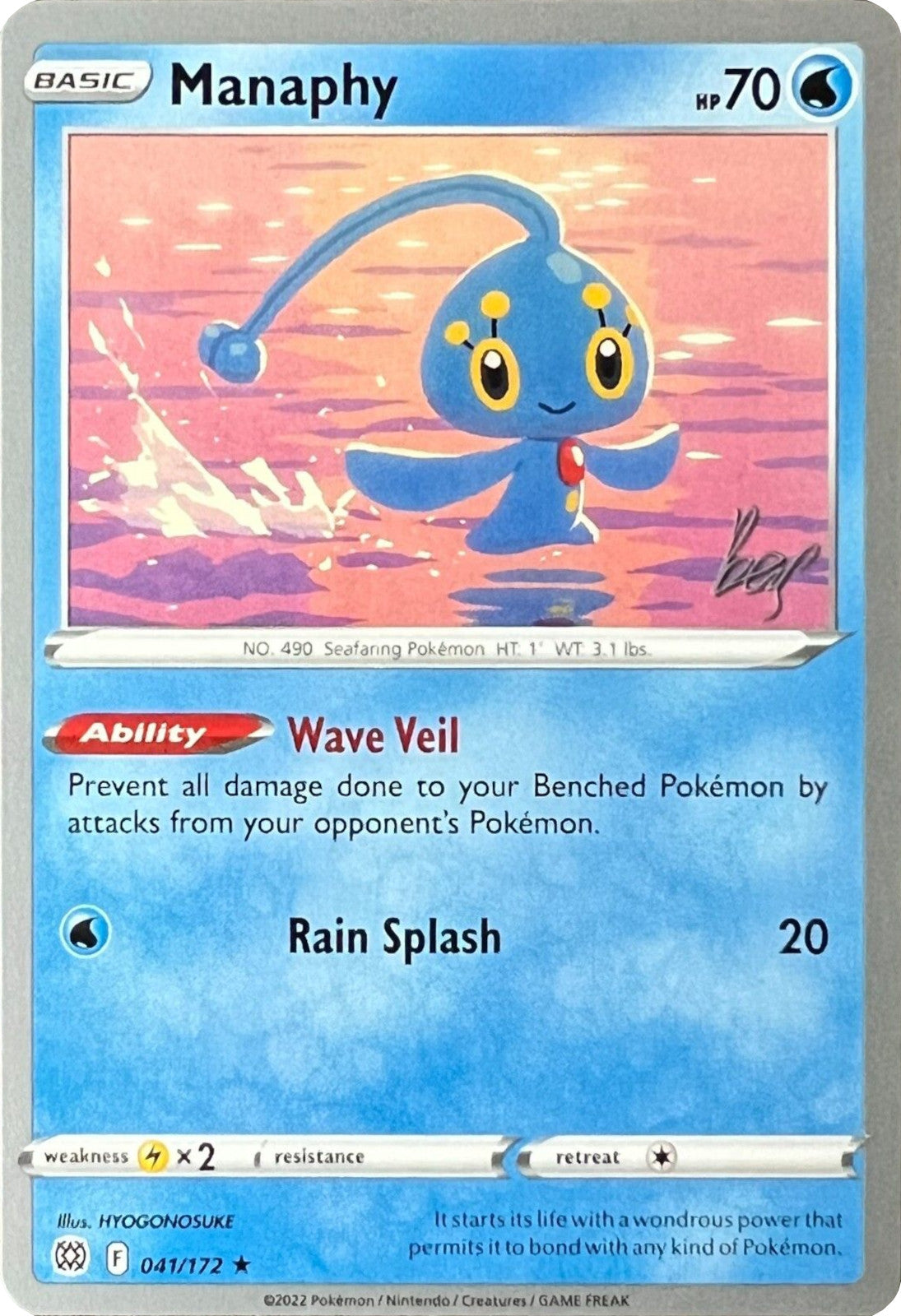 Manaphy (041/172) (Cheryl Again - Sebastian Lashmet) [World Championships 2022] | Enigma On Main