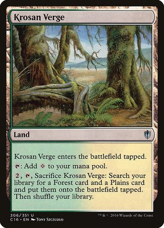 Krosan Verge [Commander 2016] | Enigma On Main